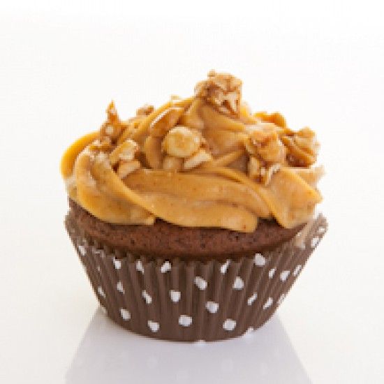 Rezeptbild: Schoko Erdnuss Cupcake