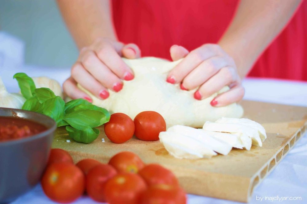 Rezeptbild: Selbstgemachter Pizzateig