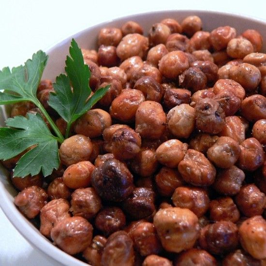 Rezeptbild: geröstete Kichererbsen