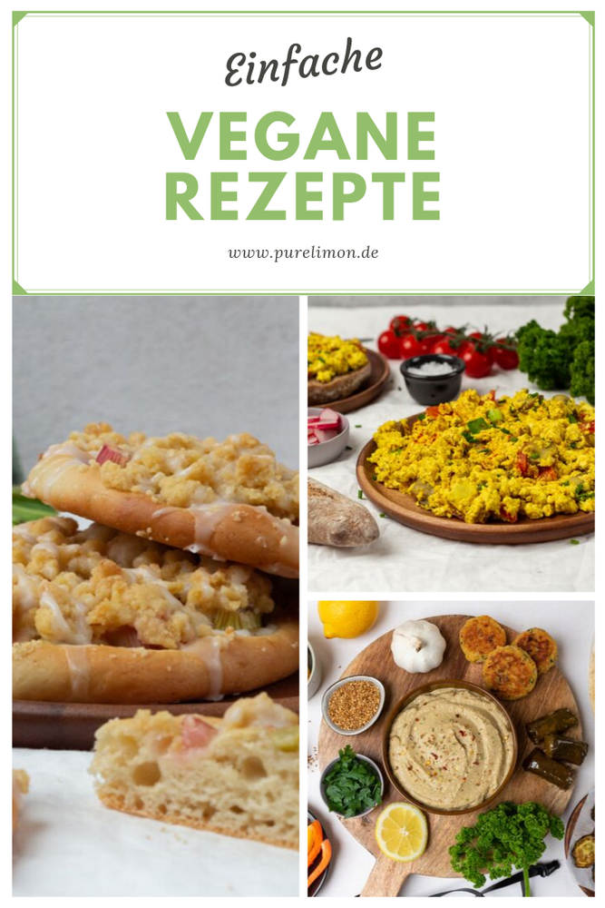 Rezeptebuch Coverbild: Einfache vegane Rezepte