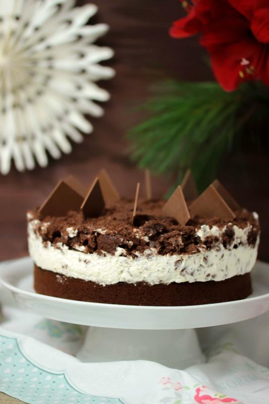 Rezeptbild: Weihnachtliche Orangen-Spekulatius Torte