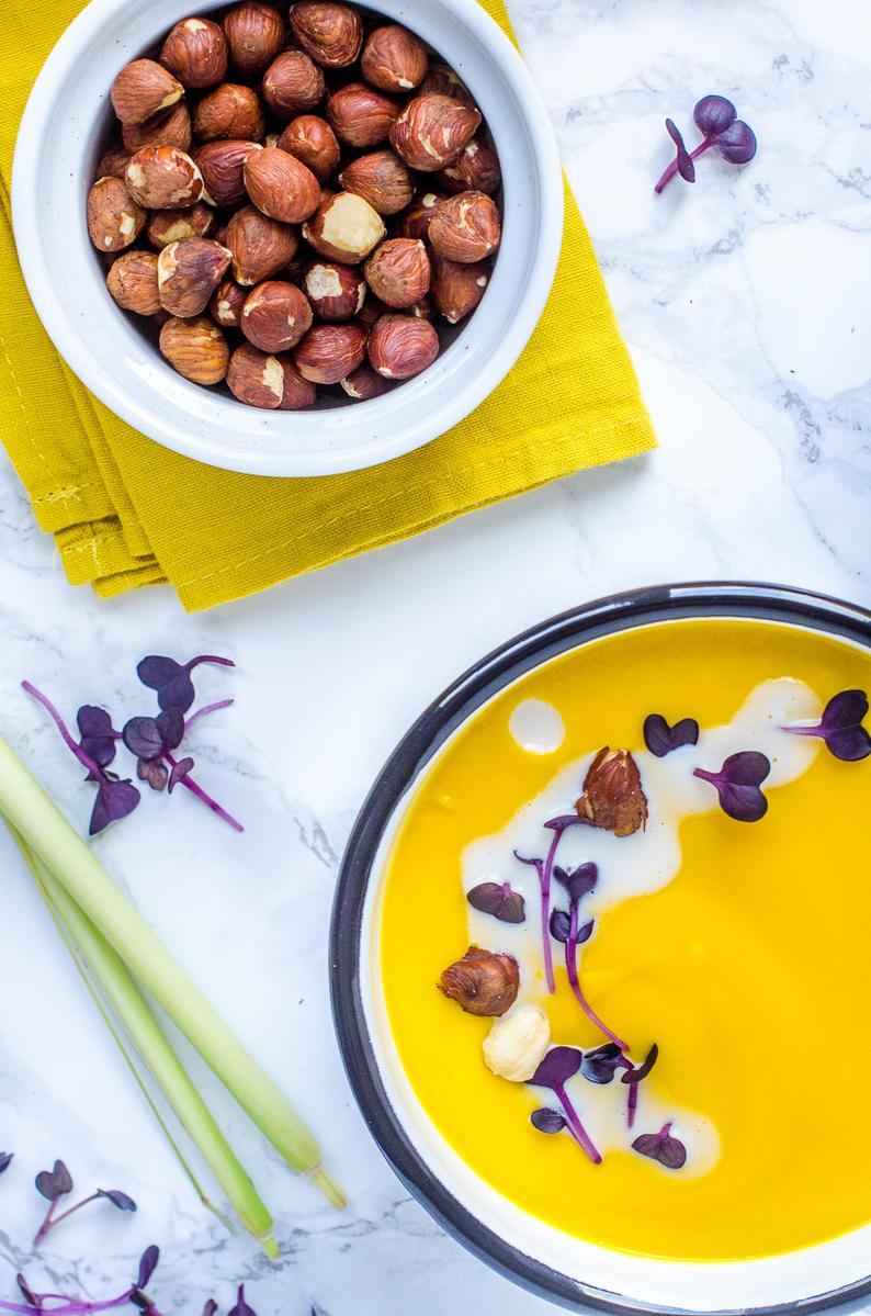 Rezeptbild: Möhrensuppe mit gelber Bete