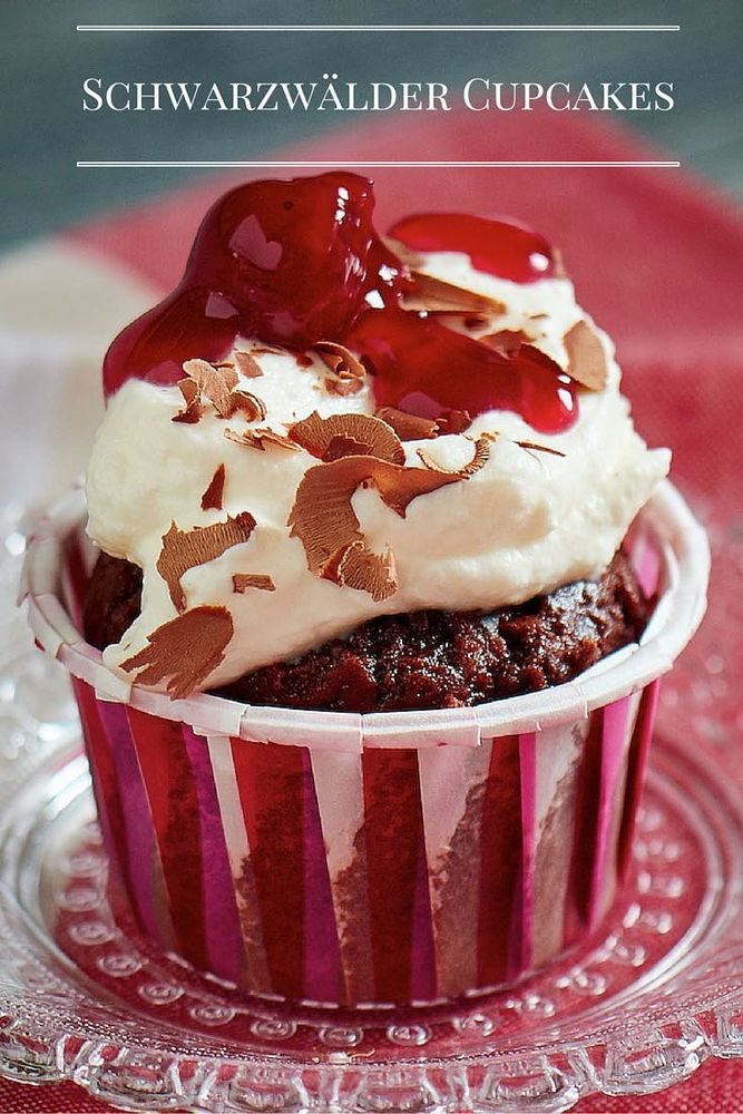 Rezeptbild: Schwarzwälder Cupcakes