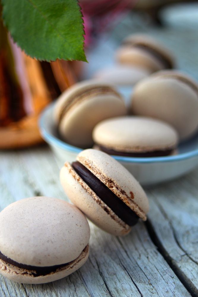 Rezeptbild: Schokoladen-Macarons
