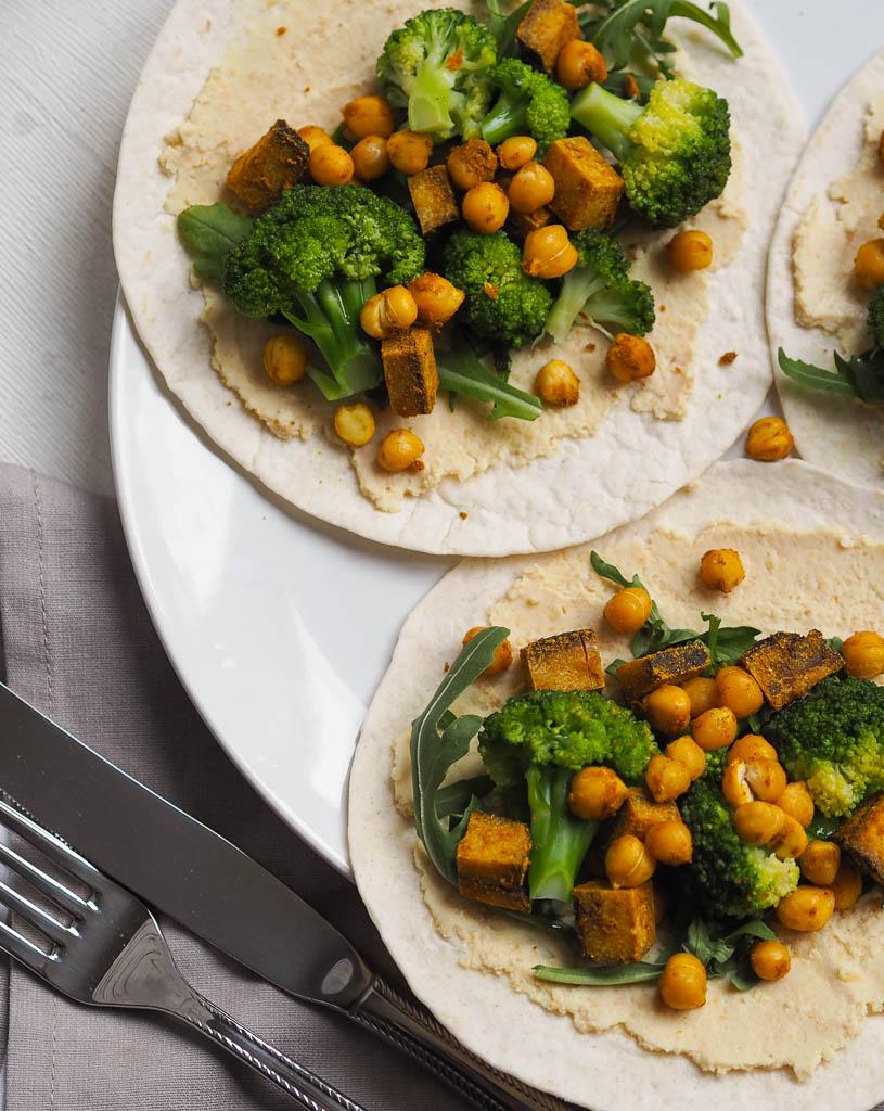 Rezeptbild: Sommerliche Wraps mit Tofu