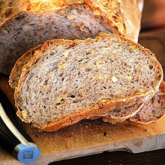 Rezeptbild: Kartoffelbrot mit Nüssen