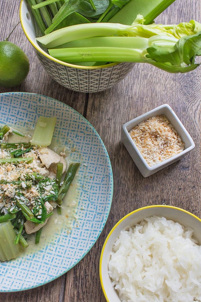 Rezeptbild: Grünes Hähnchencurry aus Samoa