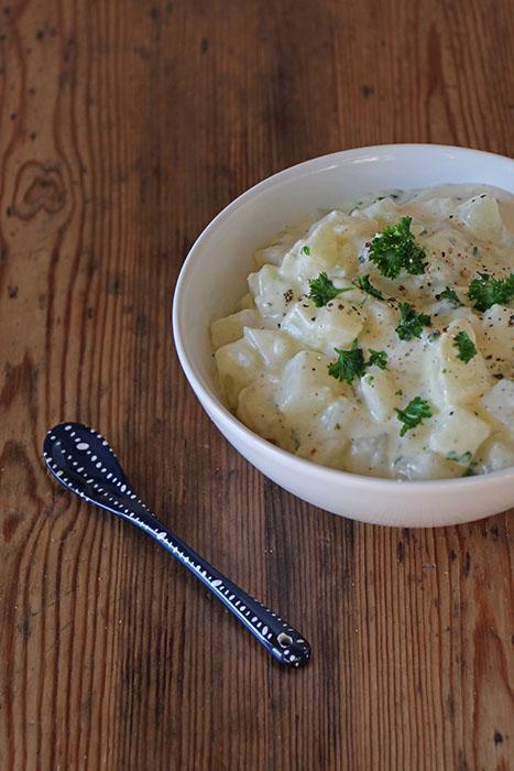 Rezeptbild: Kohlrabi in Bechamel-Sauce