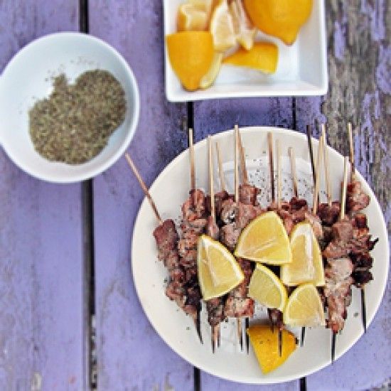 Rezeptbild: die letzten Souvlaki für 2011