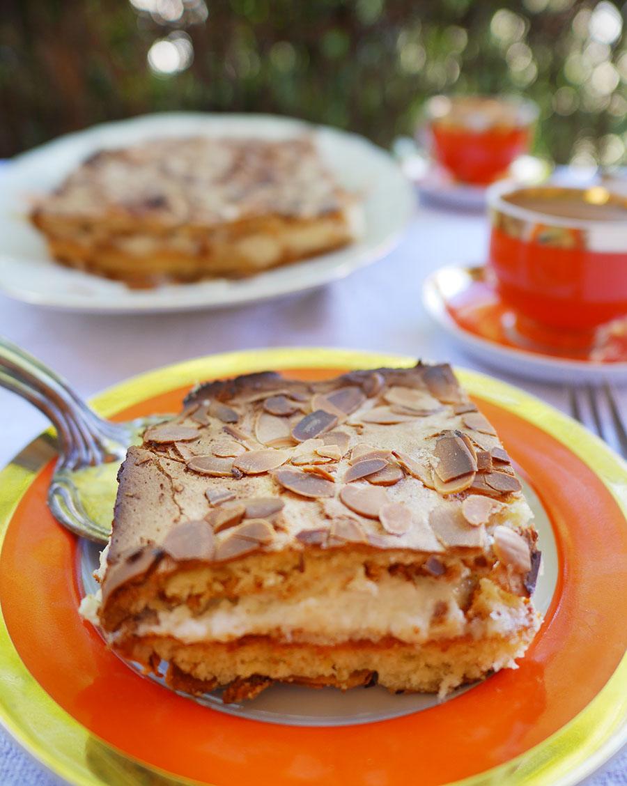 Rezeptbild: Baisertorte mit Vanillecreme (Kvæfjordkake)