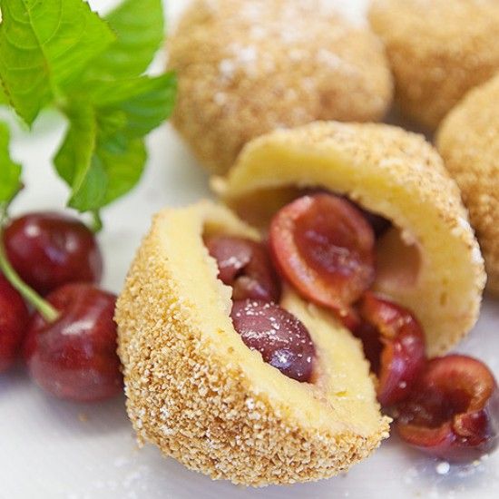 Rezeptbild: Kirsch-Topfenknödel Rezept