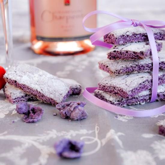 Rezeptbild: Biscuits violets de Reims à la Violette de Toulouse