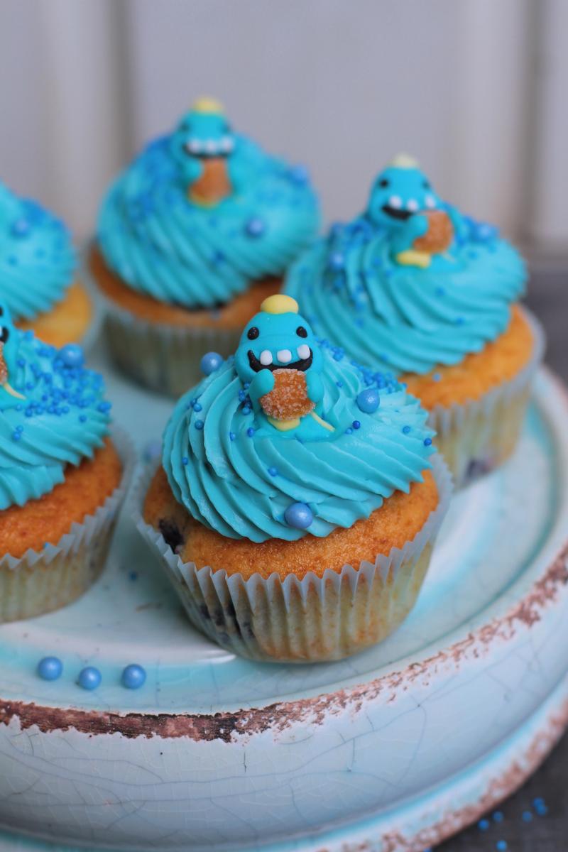 Rezeptbild: Blaubeer Cupcakes