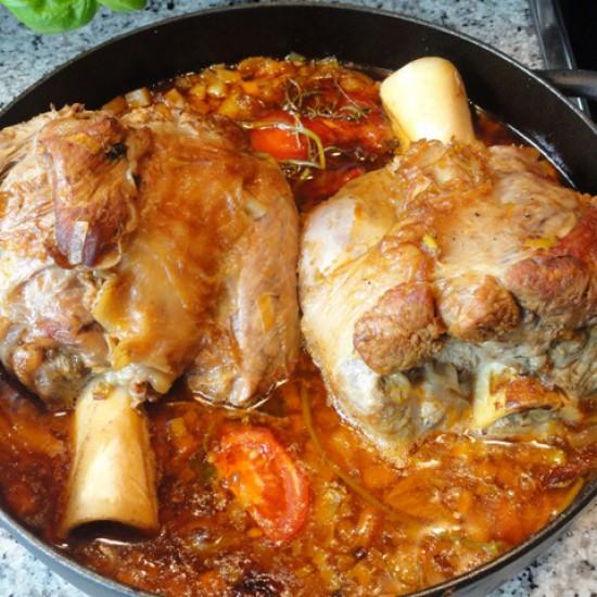 Rezeptbild: Kalbshaxen