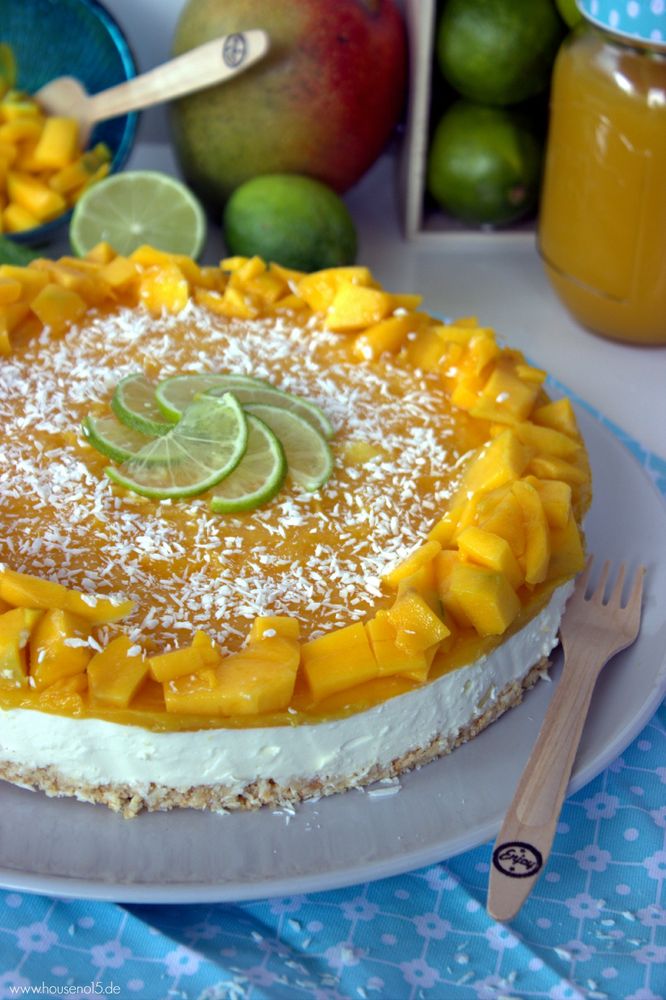 Rezeptbild: Mango-Kokos-Torte