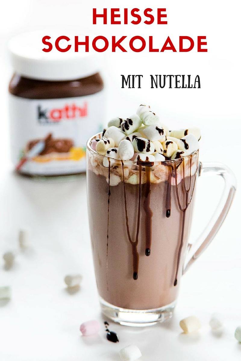 Rezeptbild: HEISSE SCHOKOLADE MIT NUTELLA