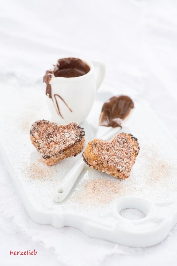 Rezeptbild: French-Toast-Herzen