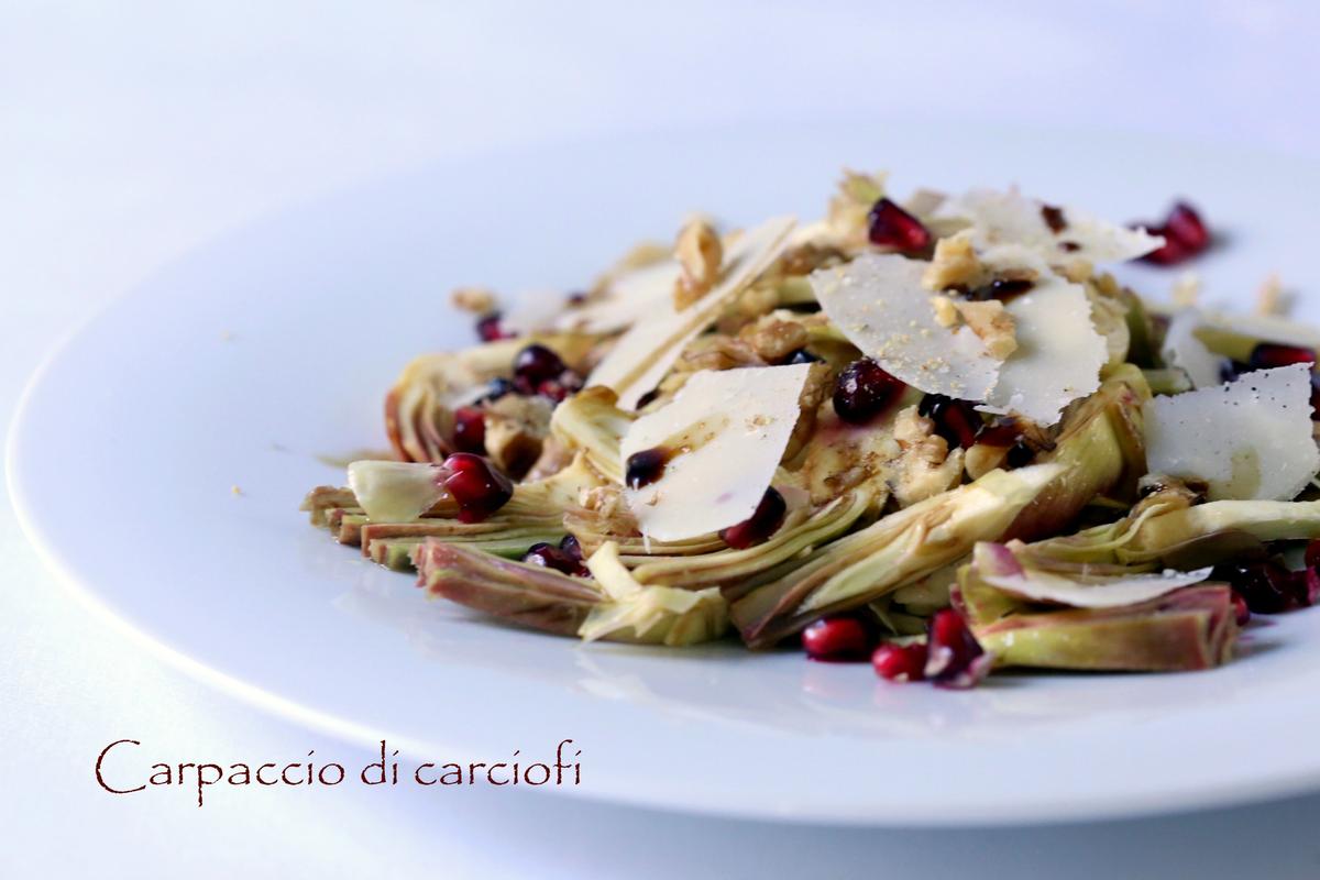 Rezeptbild: Carpaccio di carciofi