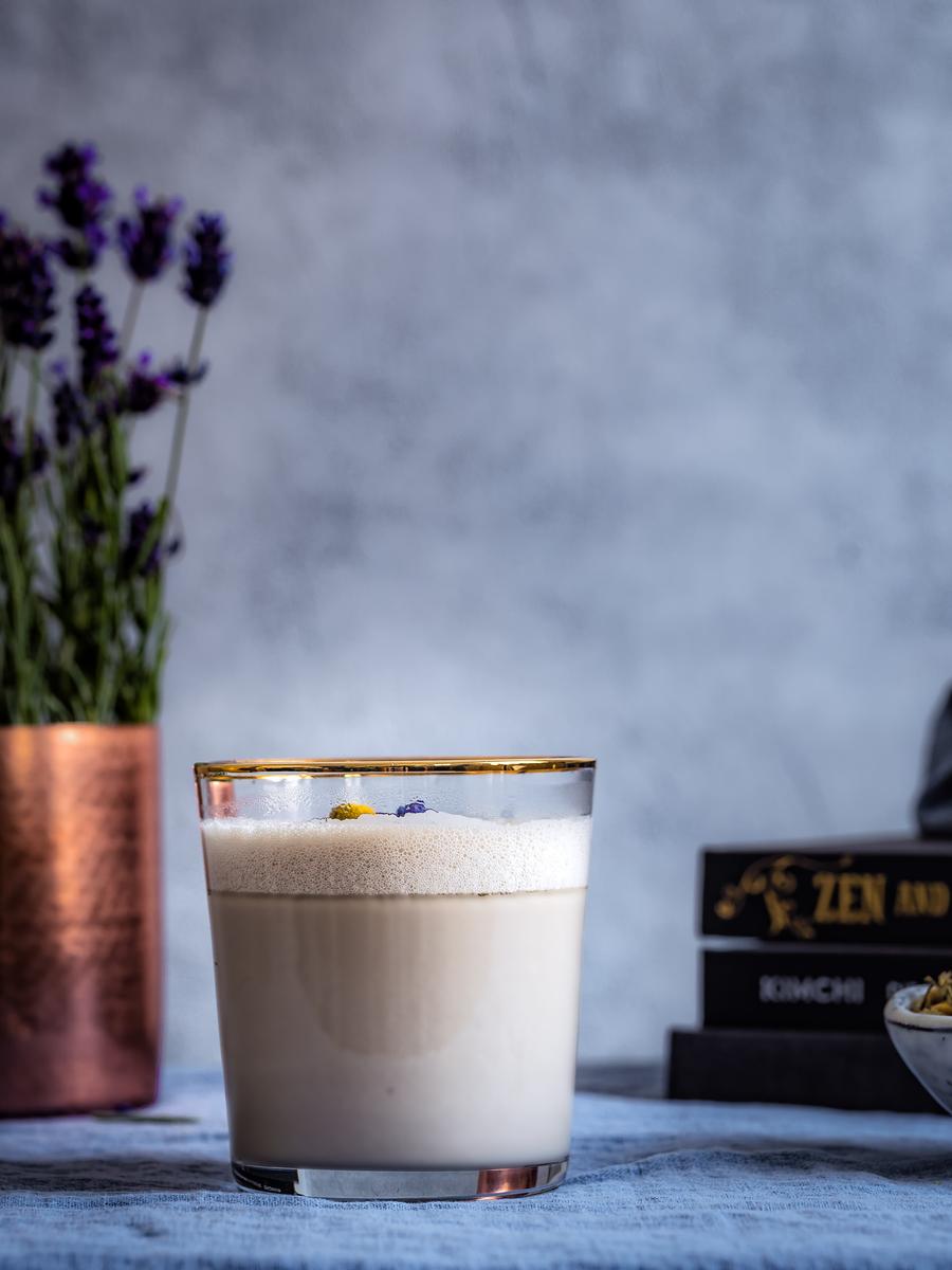 Rezeptbild: Kamillen Lavendel Milch