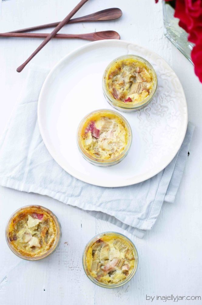 Rezeptbild: Rhabarber Pots de Creme