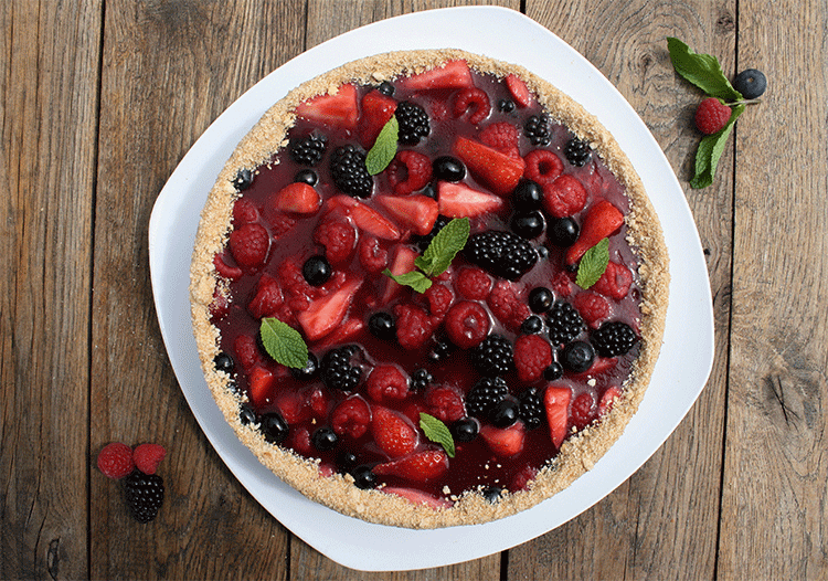 Rezeptbild: Beerentorte (no bake)
