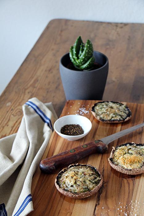 Rezeptbild: Gefüllte Portobello-Pilze vom Grill