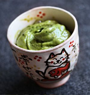 Rezeptbild: Matchaeis aus Bananen