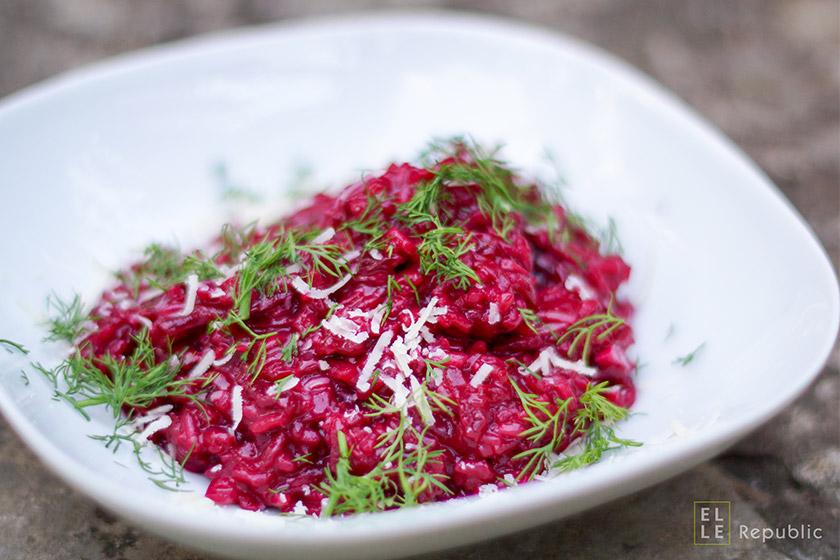 Rezeptbild: Rote Bete Risotto
