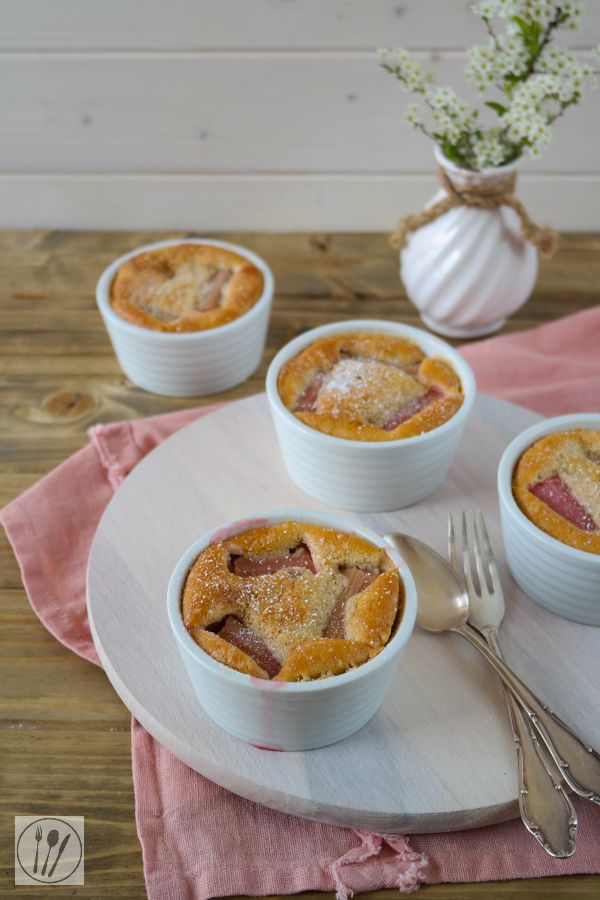 Rezeptbild: Rhabarber-Clafoutis