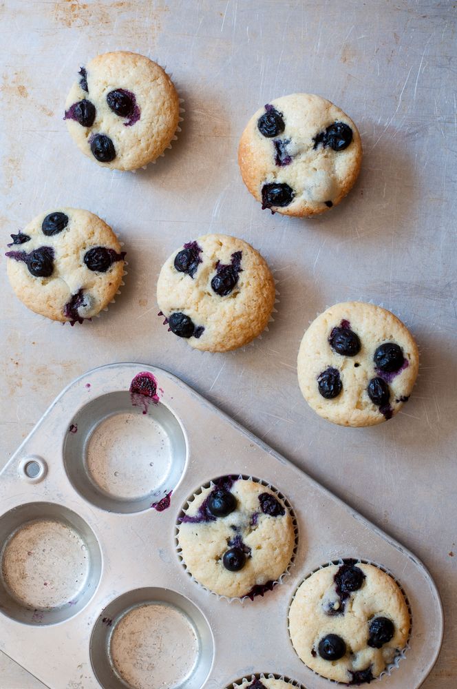Rezeptbild: Heiß geliebte Blaubeermuffins