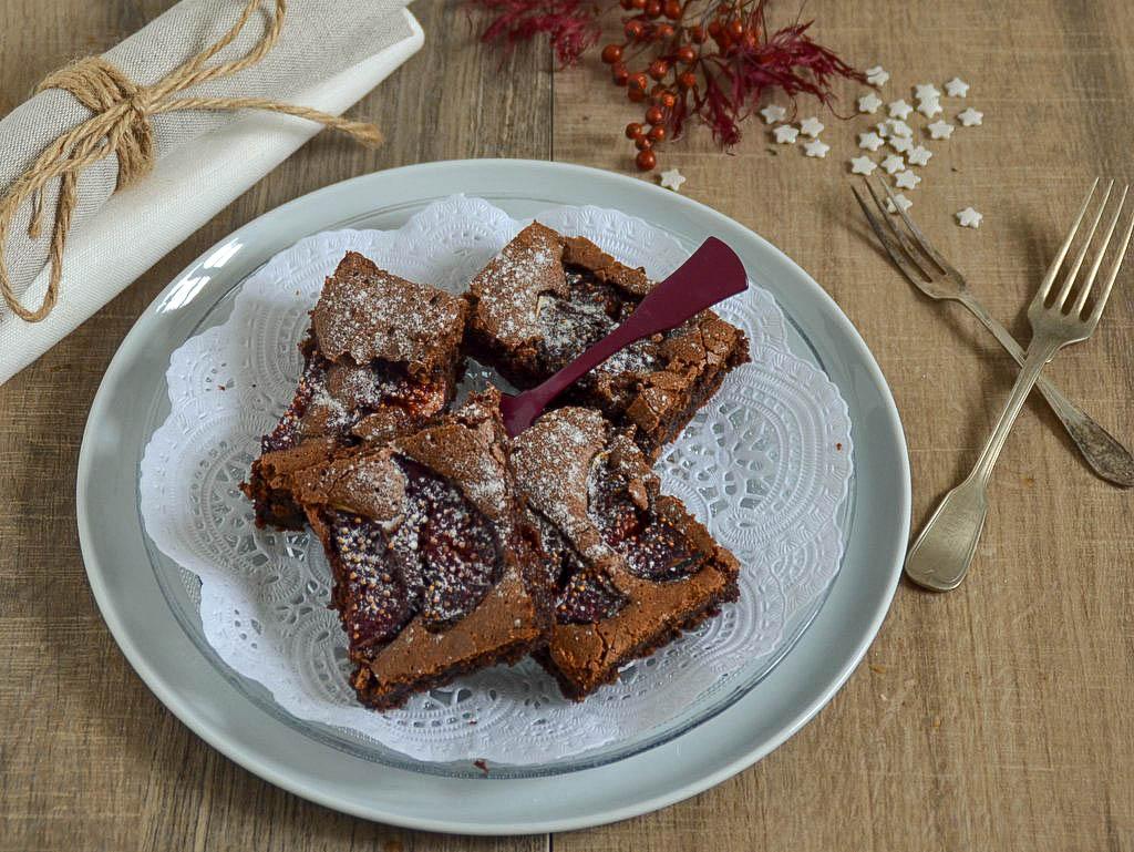 Rezeptbild: Feigen Schoko Kuchen
