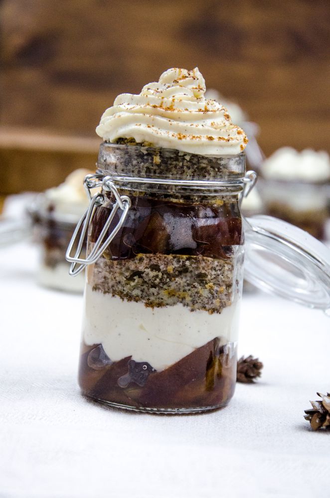Rezeptbild: Mohn-Zwetschken Dessert