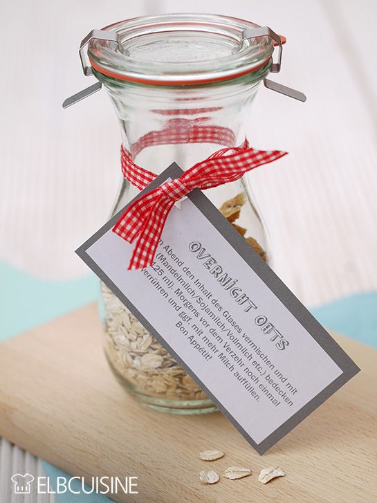 Rezeptbild: Overnight Oats – ein geniales Geschenk!!