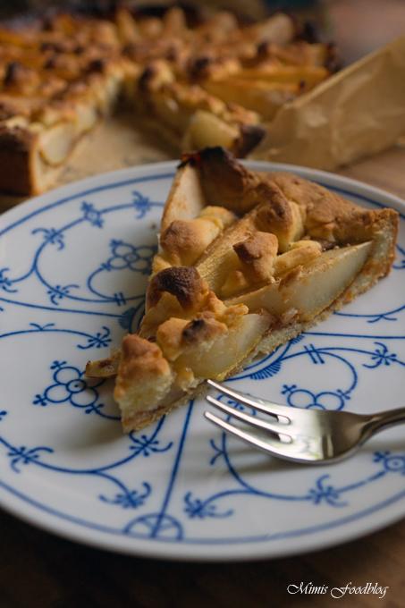Rezeptbild: Birnen Kekscreme Kuchen