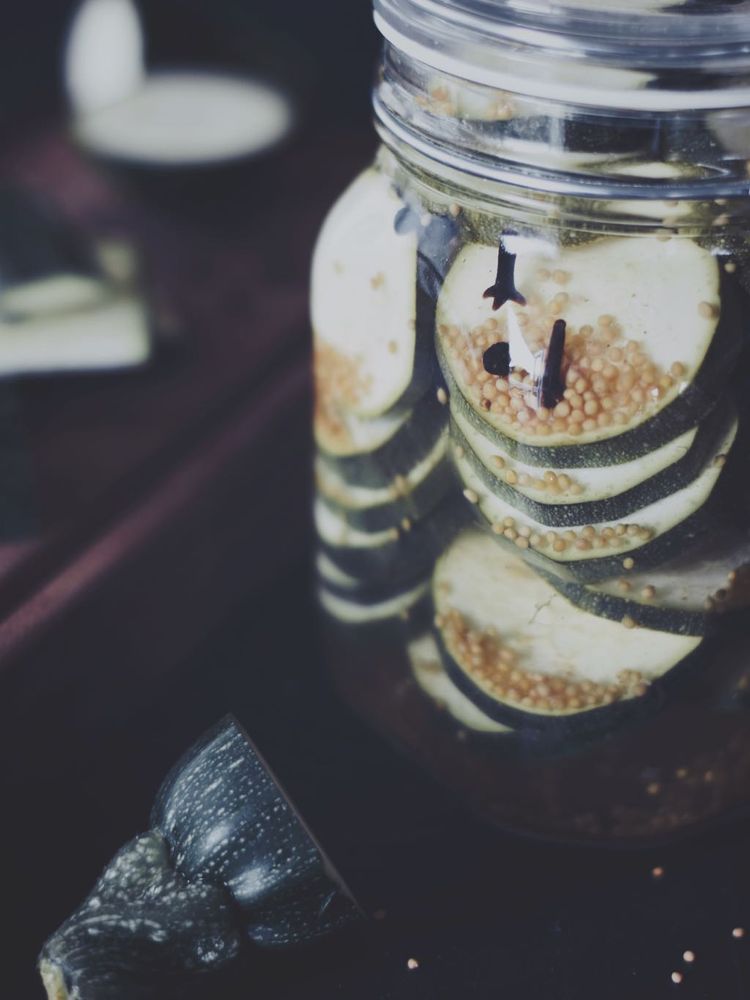 Rezeptbild: EINGELEGTE ZUCCHINI OHNE EINKOCHEN