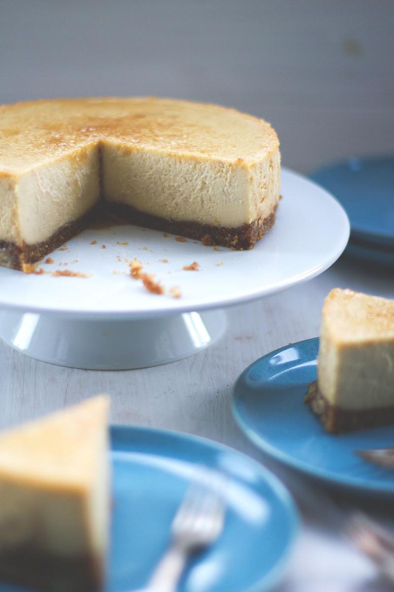 Rezeptbild: Ahornsirup-Walnuss-Cheesecake aus dem Thermomix-Varoma