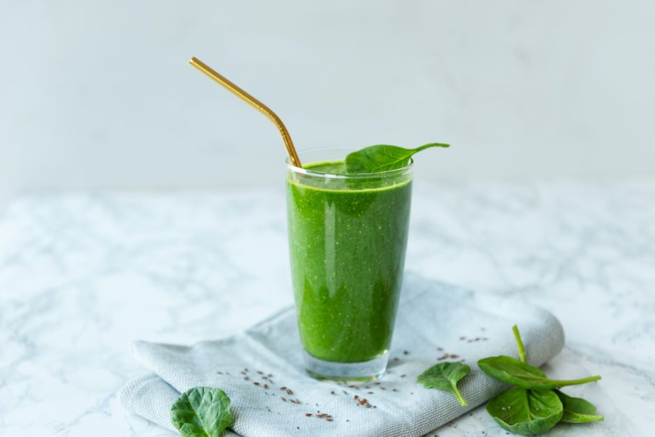Rezeptbild: Spinat Portein Shake