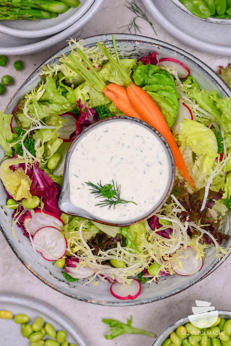 Rezeptbild: Salat Dressing Sylter Art