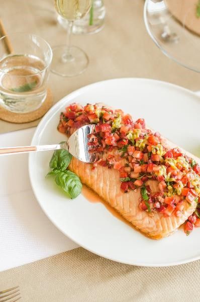 Rezeptbild: Feinster Lachs aus dem Ofen