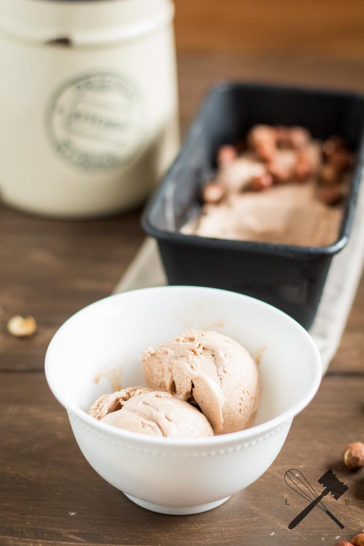 Rezeptbild: Schoko Haselnuss Eis