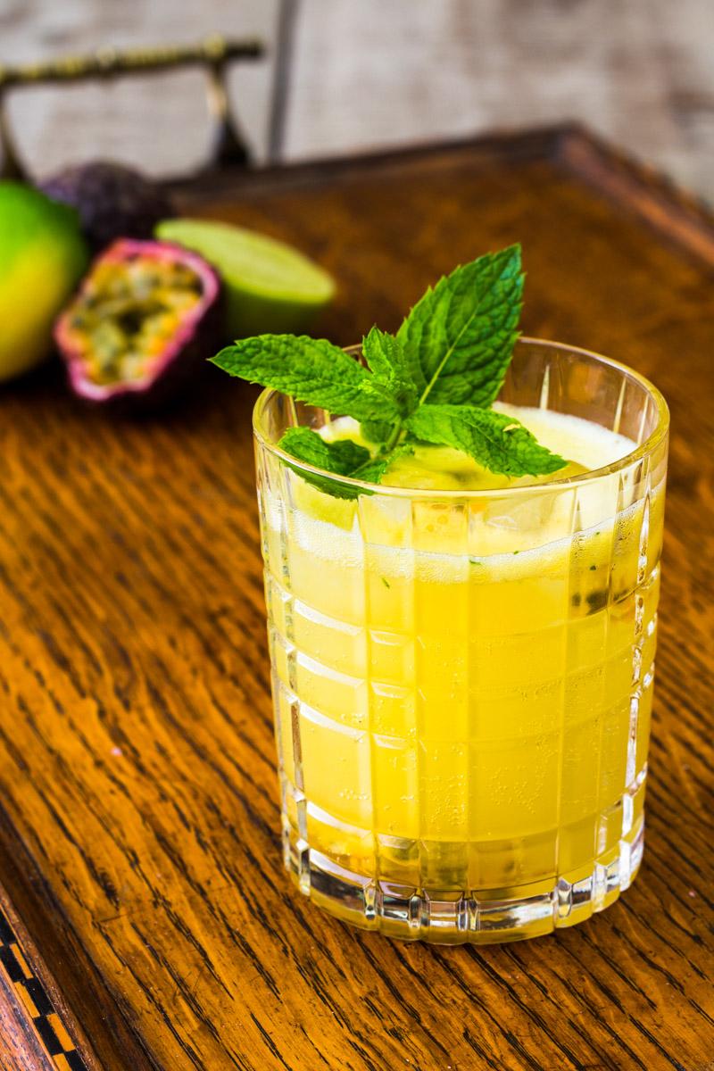 Rezeptbild: Passionsfrucht Gin Gin Mule