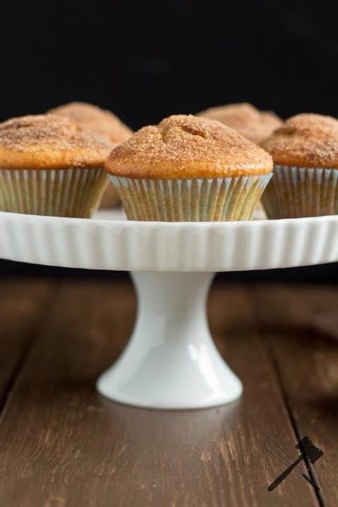Rezeptbild: Nutella-filled Muffins mit Zimt-Zucker-Kruste