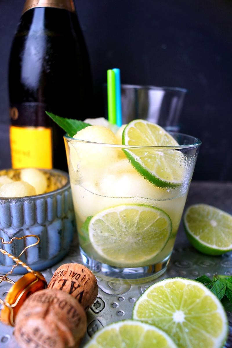 Rezeptbild: sektgepimptes Melonensorbet