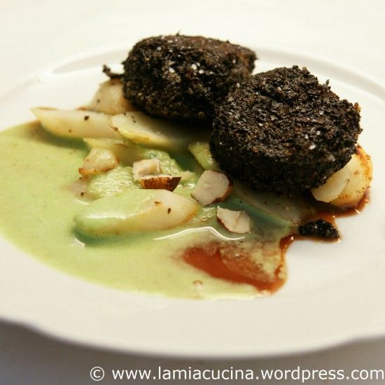 Rezeptbild: Verbrannte Jakobsmuscheln