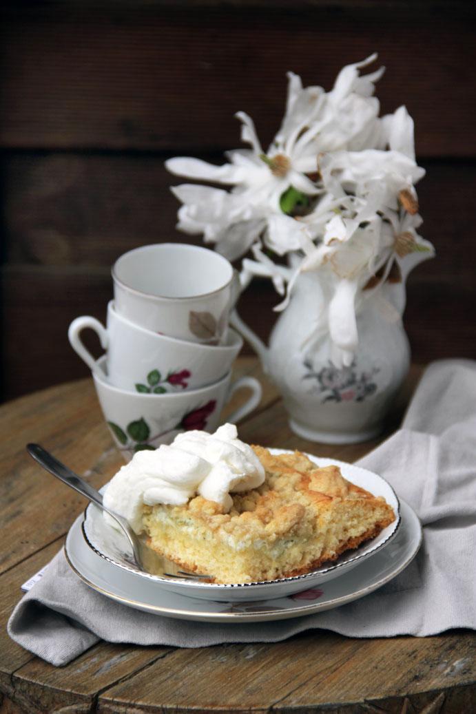 Rezeptbild: Rhabarberkuchen vom Blech
