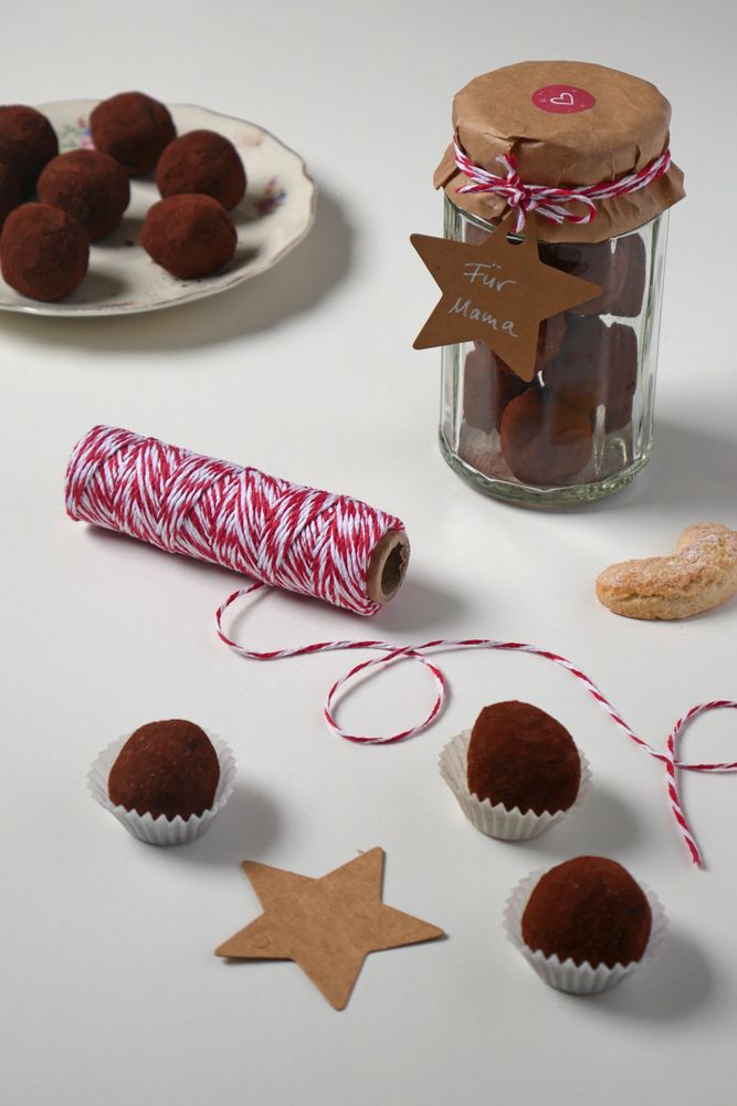 Rezeptbild: Vanillekipferl Trüffel zu Weihnachten