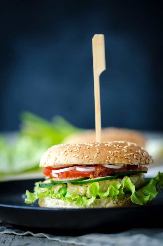 Rezeptbild: Veganer Hirseburger