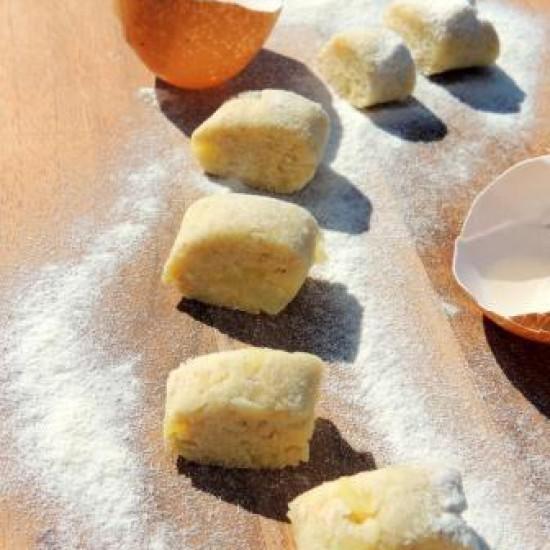Rezeptbild: Buchweizengnocchi an Gorgonzolasauce