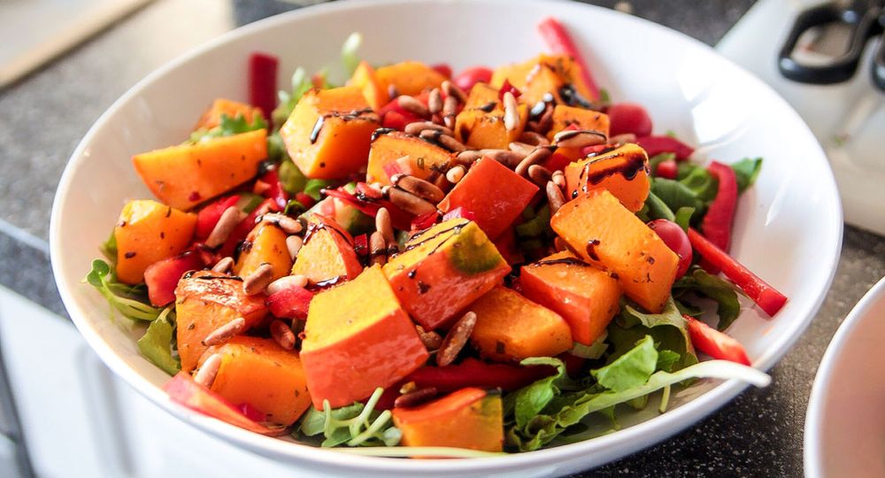 Rezeptbild: Salbei Zimt Hokkaido aus dem Ofen 