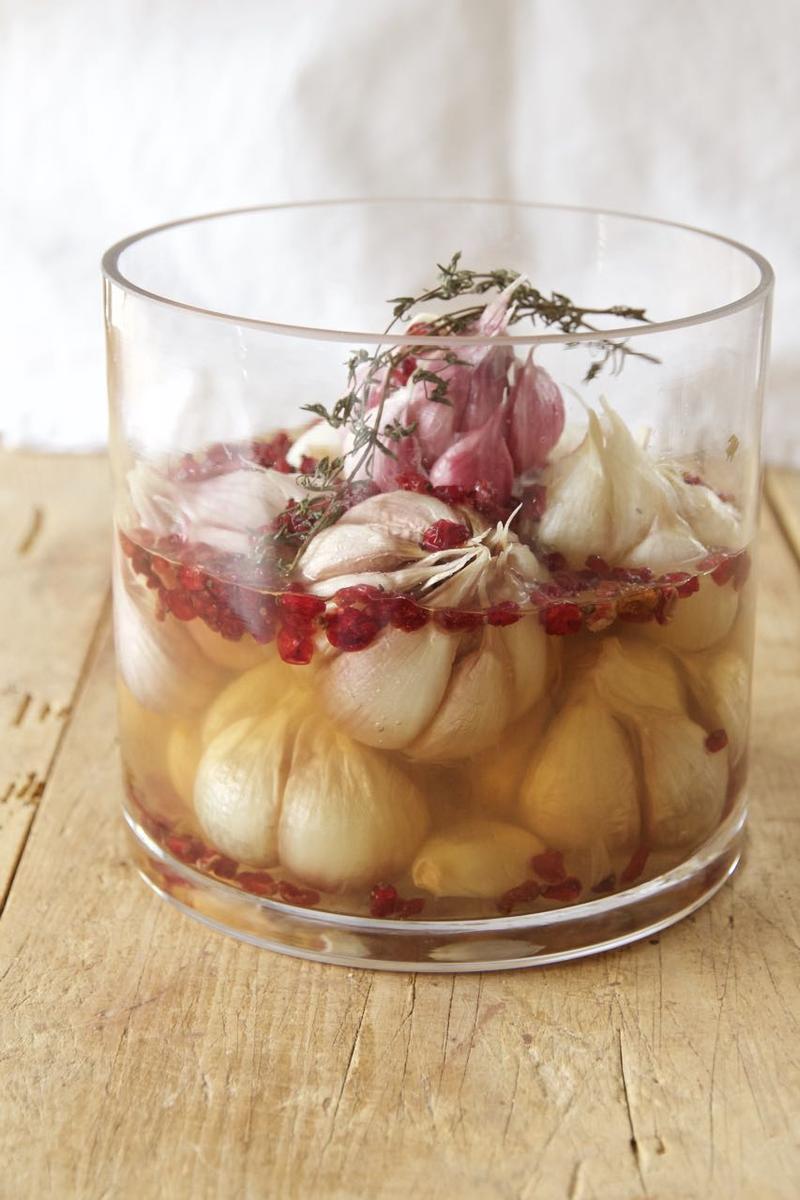 Rezeptbild: Sir Torshi - persisch eingelegter Knoblauch 
